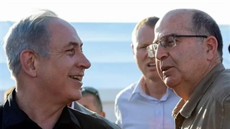 Yaalon with Netayahu