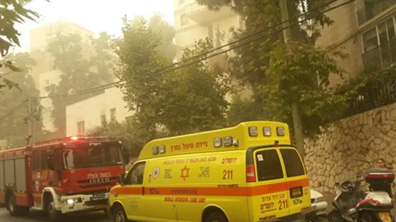 זירת האסון בירושלים