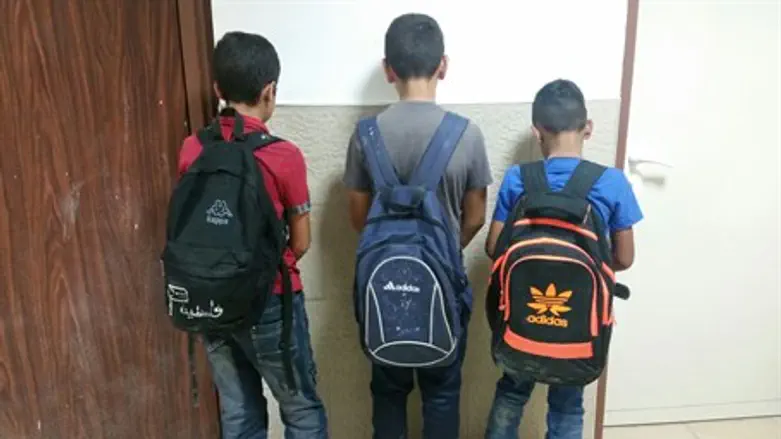 Three arrested children
