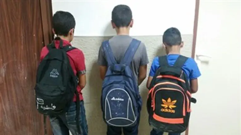 Three arrested children