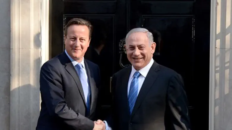 נתניהו וקמרון. הבוקר