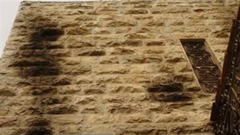 Armon Hanatziv after firebombing