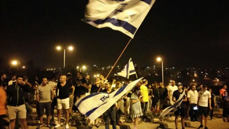 Protest in Armon Hanatziv