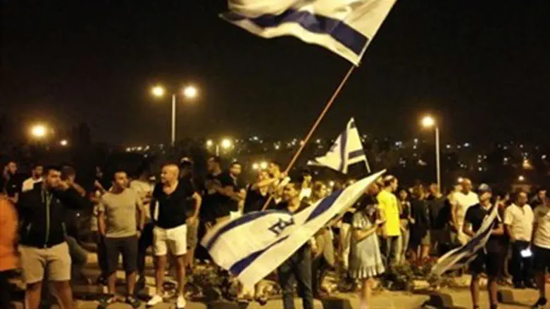 Protest in Armon Hanatziv