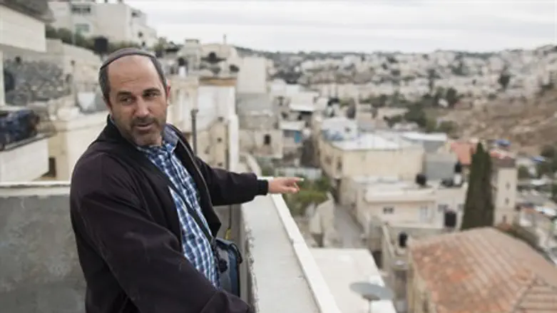 Arieh King in eastern Jerusalem (file)