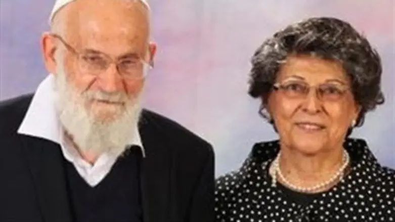 Rabbi Avichail and wife, Rivka