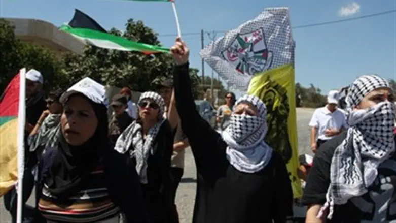Anti-Israel protest at Nabi Salah