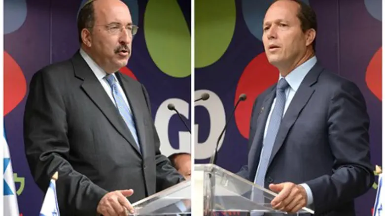 Dore Gold and Nir Barkat