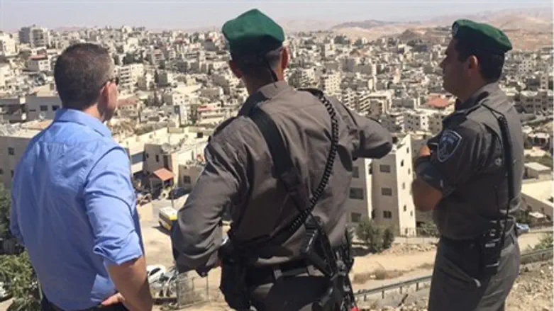 Гилад Эрдан в Восточном Иерусалиме