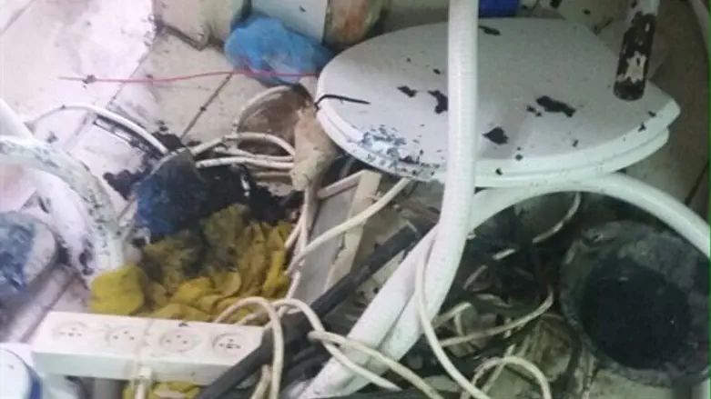 הנזק שנגרם במקום