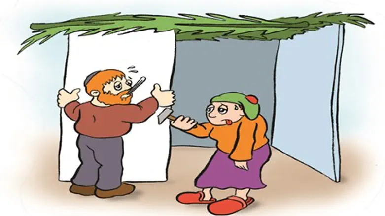 כשחולים או כשאין אפשרות לקשט את הסוכה, הקישוטים הכי יפים הם השמחה שלנו בחג