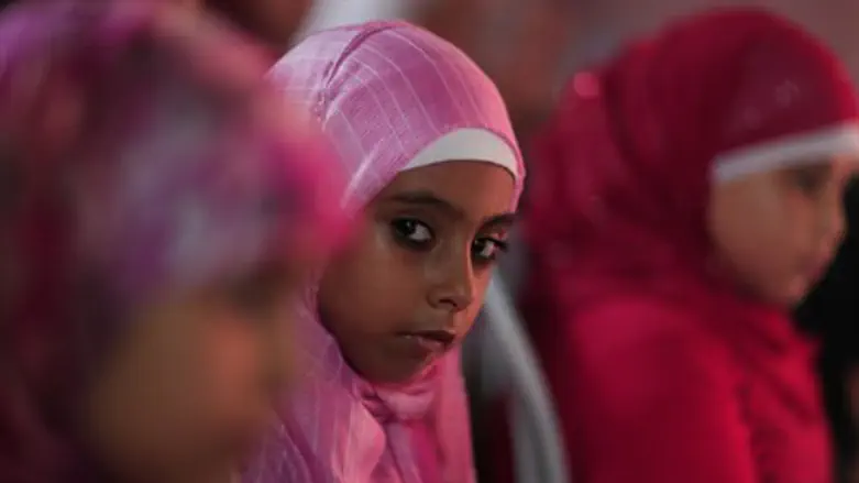 Muslim girls (illustration)