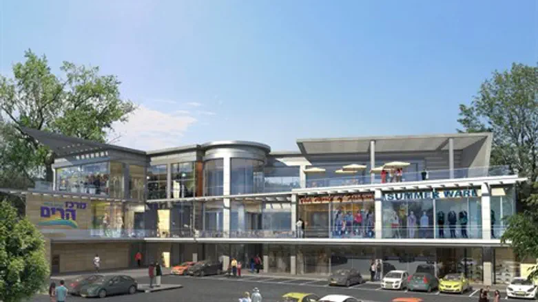הדמייה של המרכז החדש