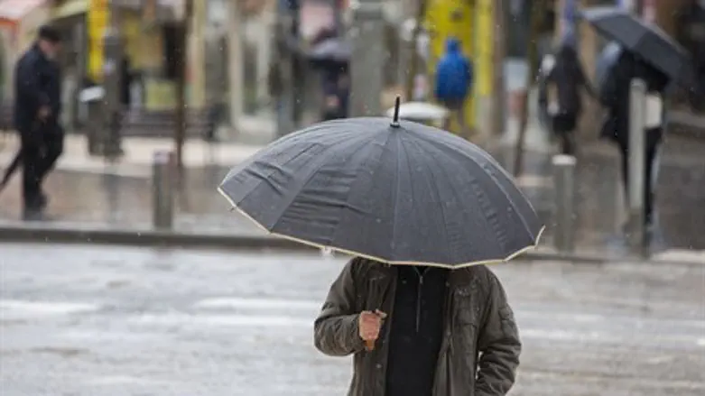 Rain in Jerusalem (file)