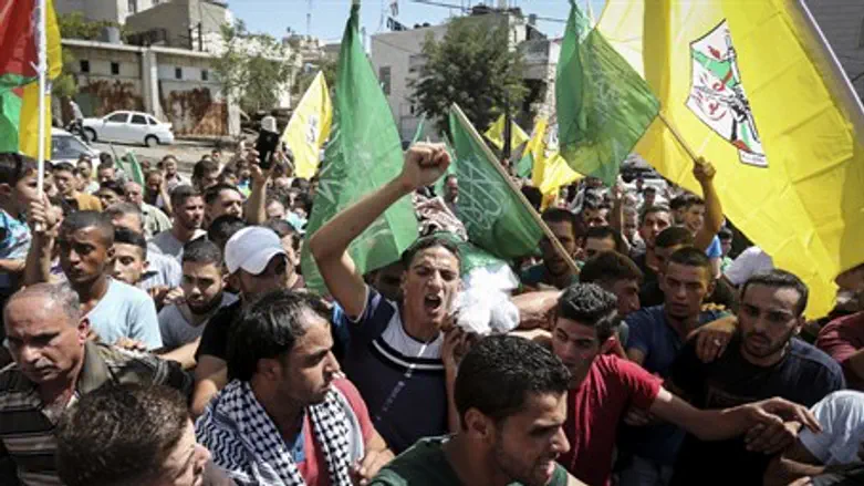 Похороны террористки в Хевроне