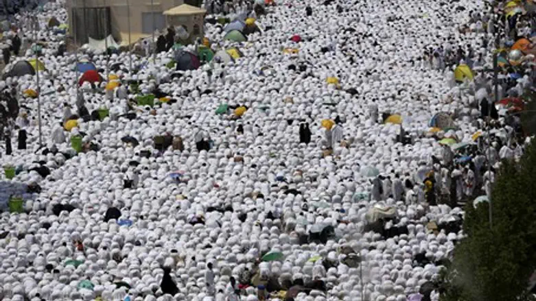 Muslim pilgrims in Mecca