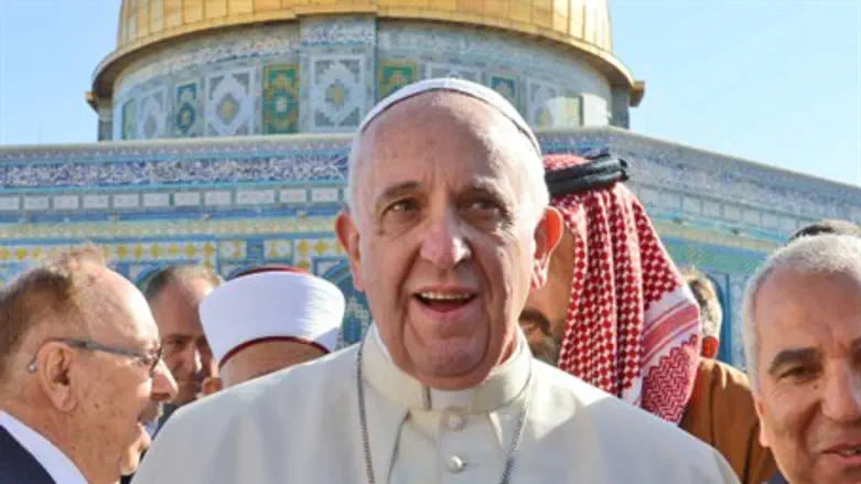Pope Francis on Temple Mount