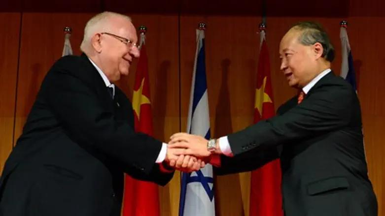 Reuven Rivlin, Zhan Yongxin