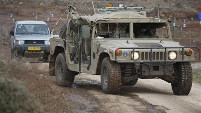 Израильско-сирийская граница. Иллюстрация