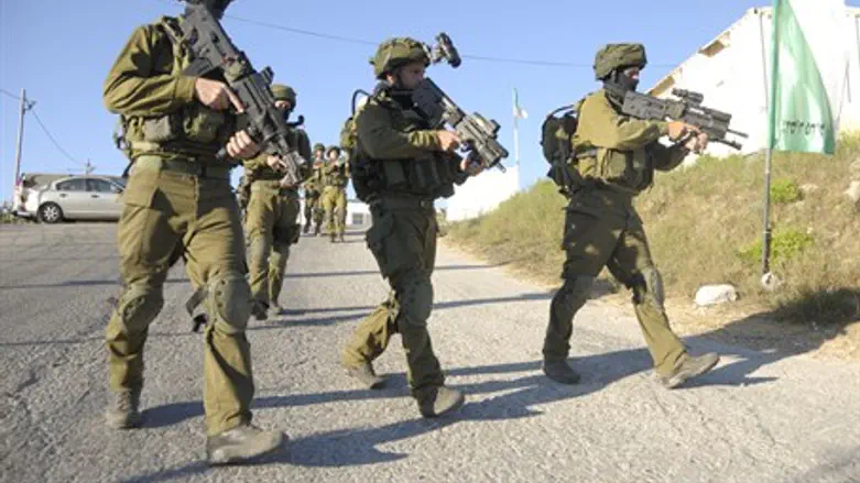 Солдаты ЦАХАЛа в Шхеме. Иллюстрация