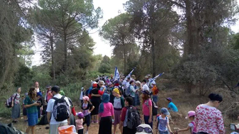 מטיילים בשומרון. היום