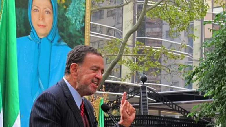 Amb. Richardson at rally.