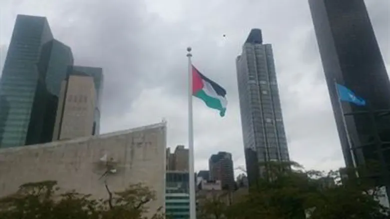 PLO flag raised at UN