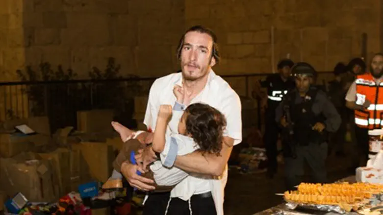 זירת הפיגוע הערב