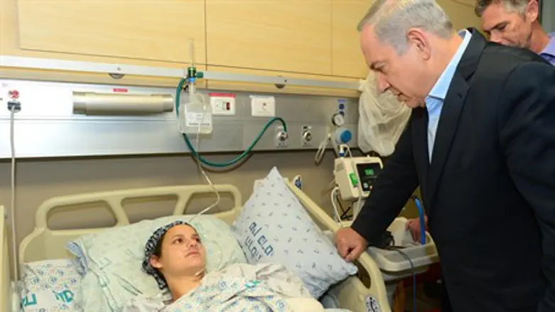 Биньямин Нетаньяху проведал Адель Беннет