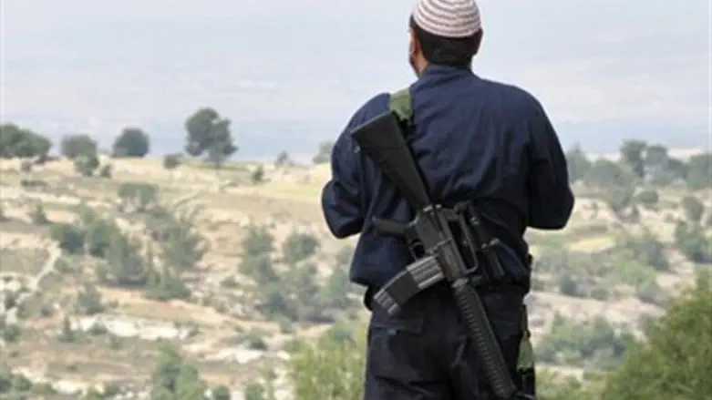 Standing guard in Judea-Samaria