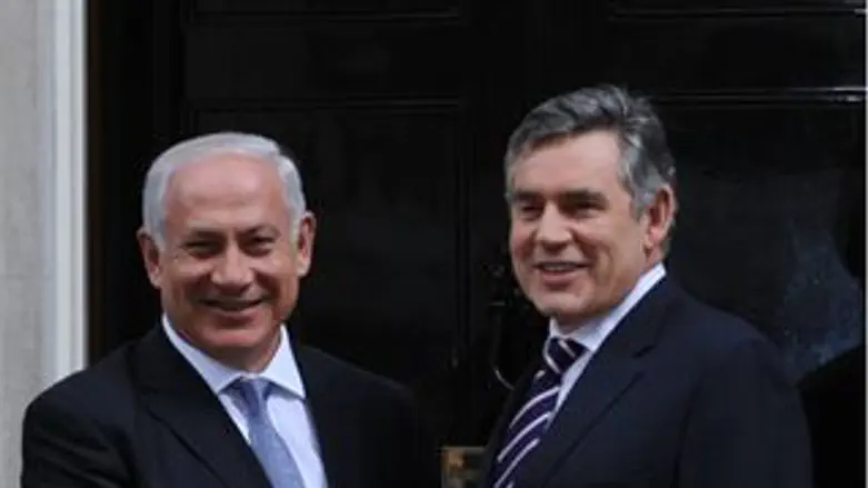 נתניהו ובראון. היום