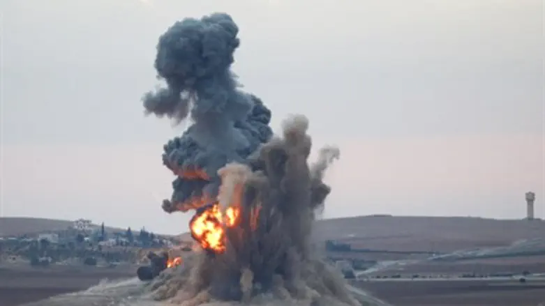 Airstrikes in Syria (file)