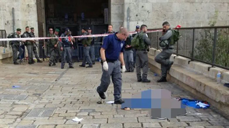 זירת הפיגוע בירושלים