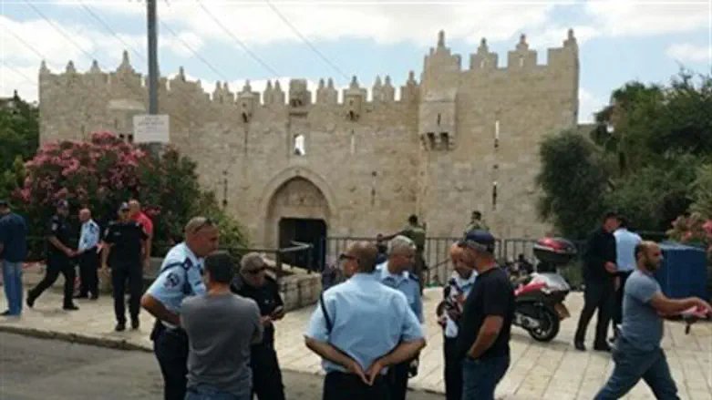 Damascus Gate after Attack