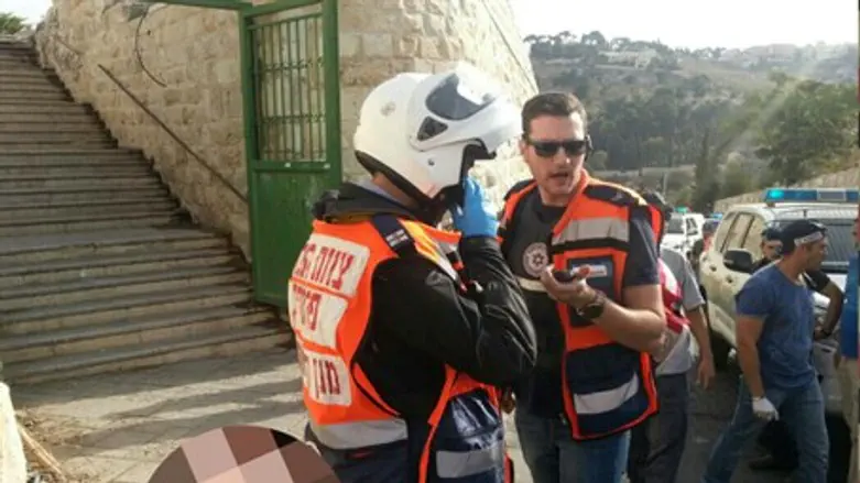 Место теракта у Львиных ворот