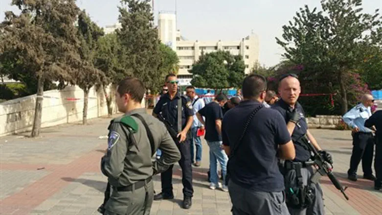 Police at Ammunition Hill (file)