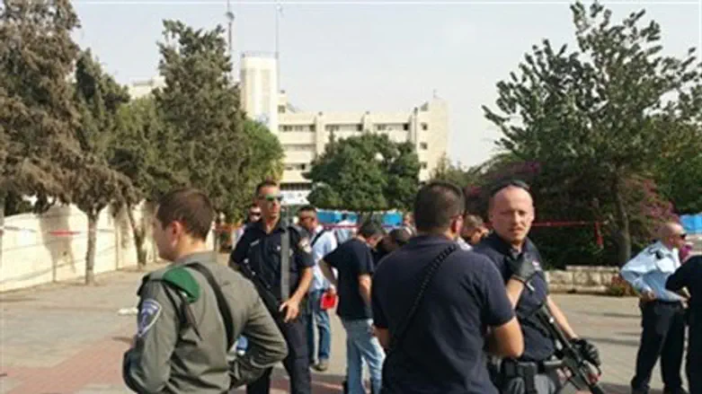 Scene of Ammunition Hill stabbing attack