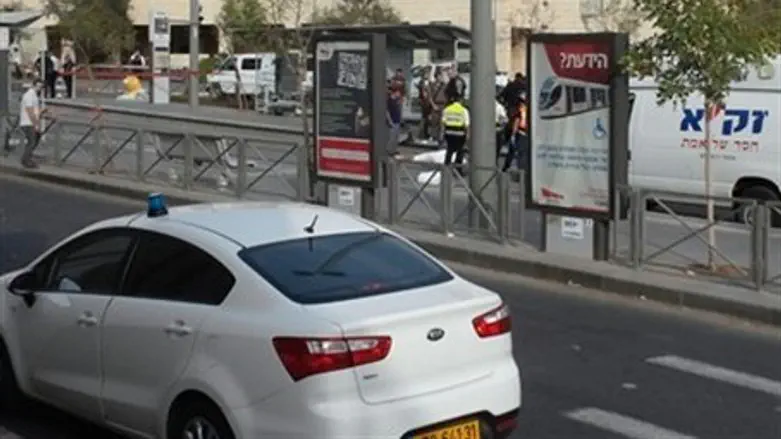 На месте теракта в Иерусалиме