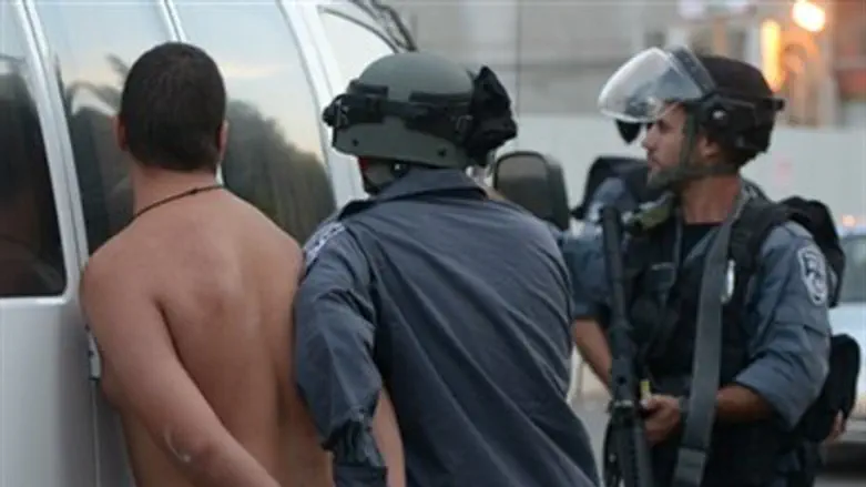 Police crack down on Arab terror (file)