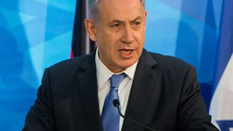 Netanyahu speaks during meeting with German Defense Minister Dr. Ursula von der Leyen