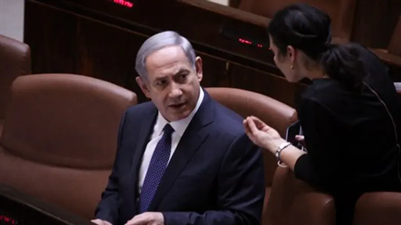 נתניהו ושקד, אמש