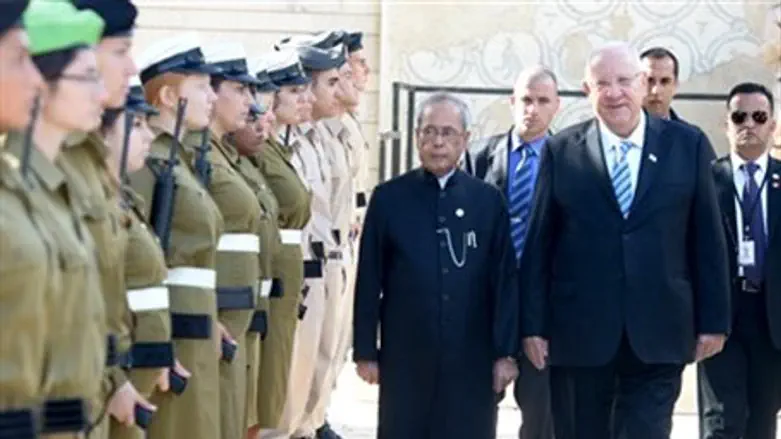 Reuven Rivlin, Pranab Mukherjee