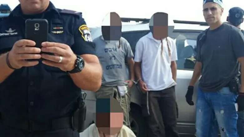 The three arrested men