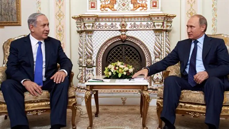Binyamin Netanyahu, Vladimir Putin