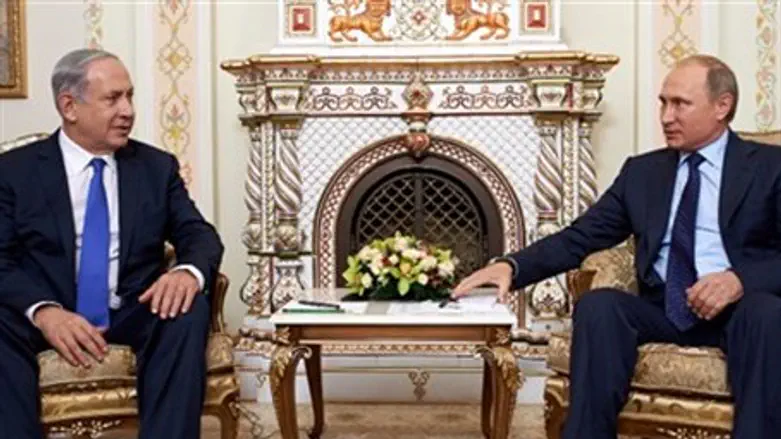 Binyamin Netanyahu, Vladimir Putin