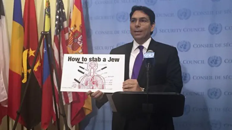 Danny Danon highlights Arab incitement in first address as UN envoy