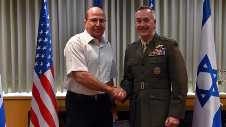 יעלון והרמטכ"ל האמריקני