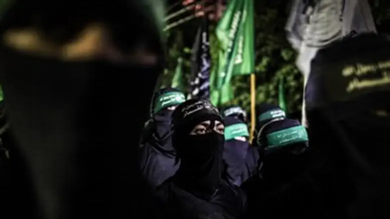 Hamas terrorists in Gaza