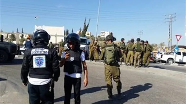 Scene of Adam Square Attack