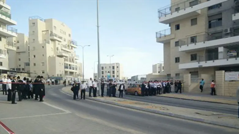 На месте теракта в Бейт-Шемеше